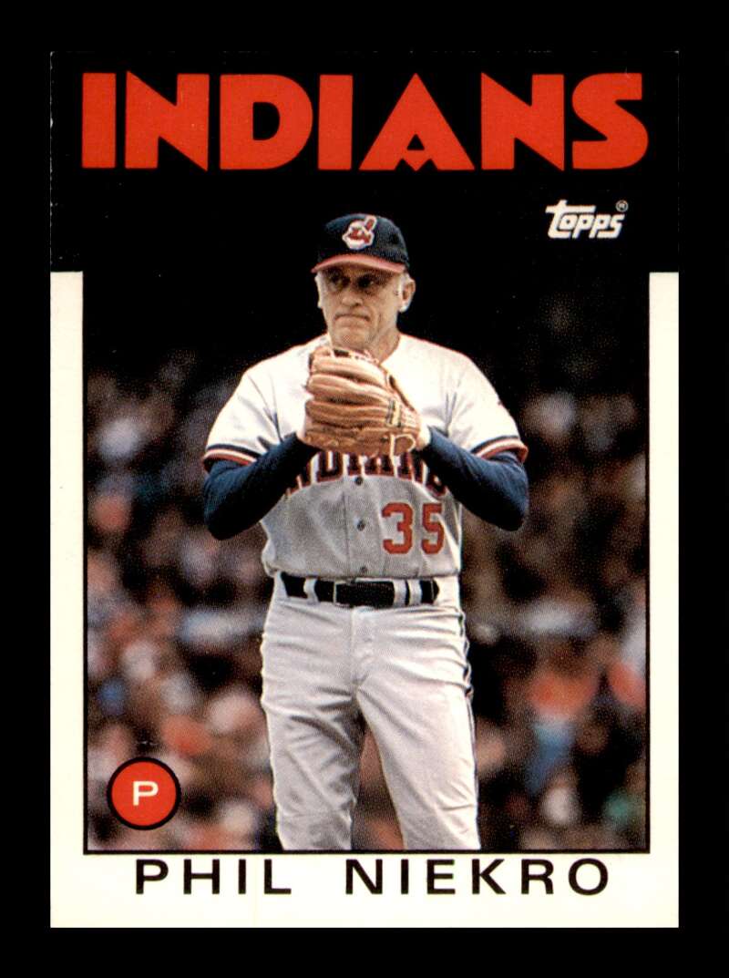 Load image into Gallery viewer, 1986 Topps Traded Phil Niekro #77T Cleveland Indians Image 1
