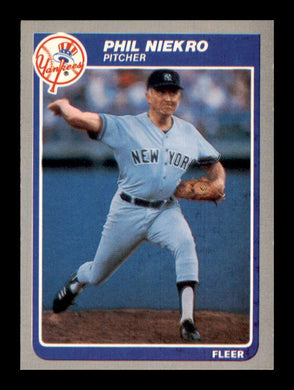 1985 Fleer Phil Niekro 