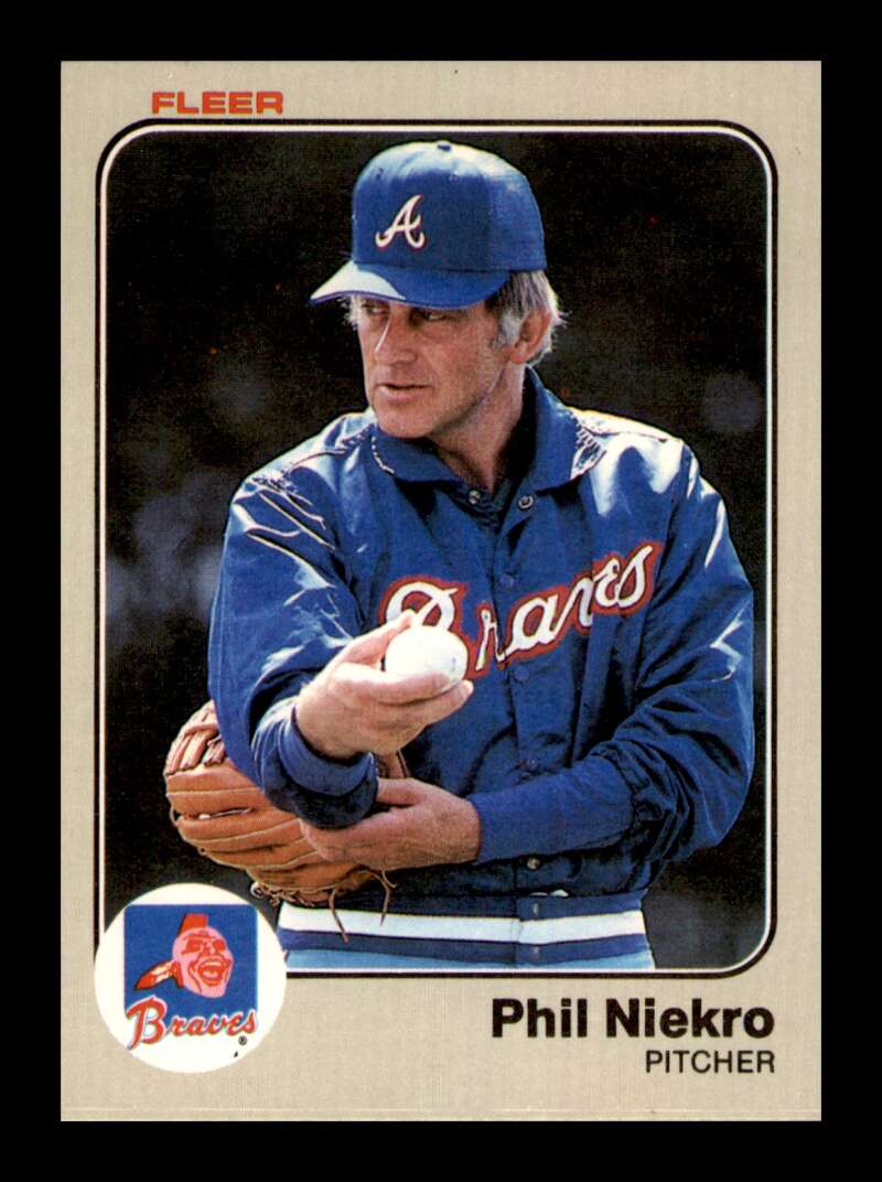 Load image into Gallery viewer, 1983 Fleer Phil Niekro #143 Atlanta Braves Image 1
