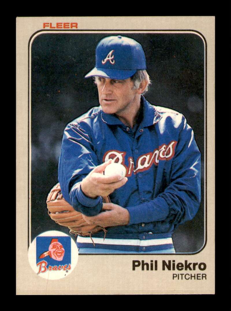 Load image into Gallery viewer, 1983 Fleer Phil Niekro #143 Atlanta Braves Image 1
