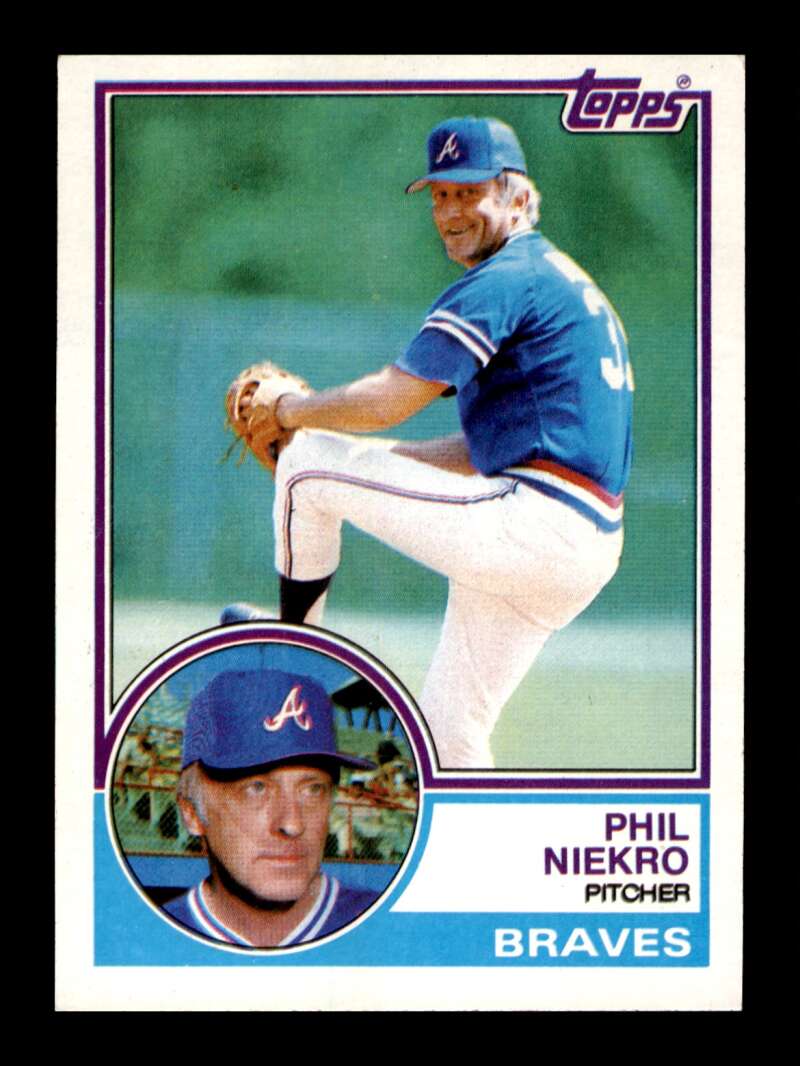 Load image into Gallery viewer, 1983 Topps Phil Niekro #410 Atlanta Braves Image 1
