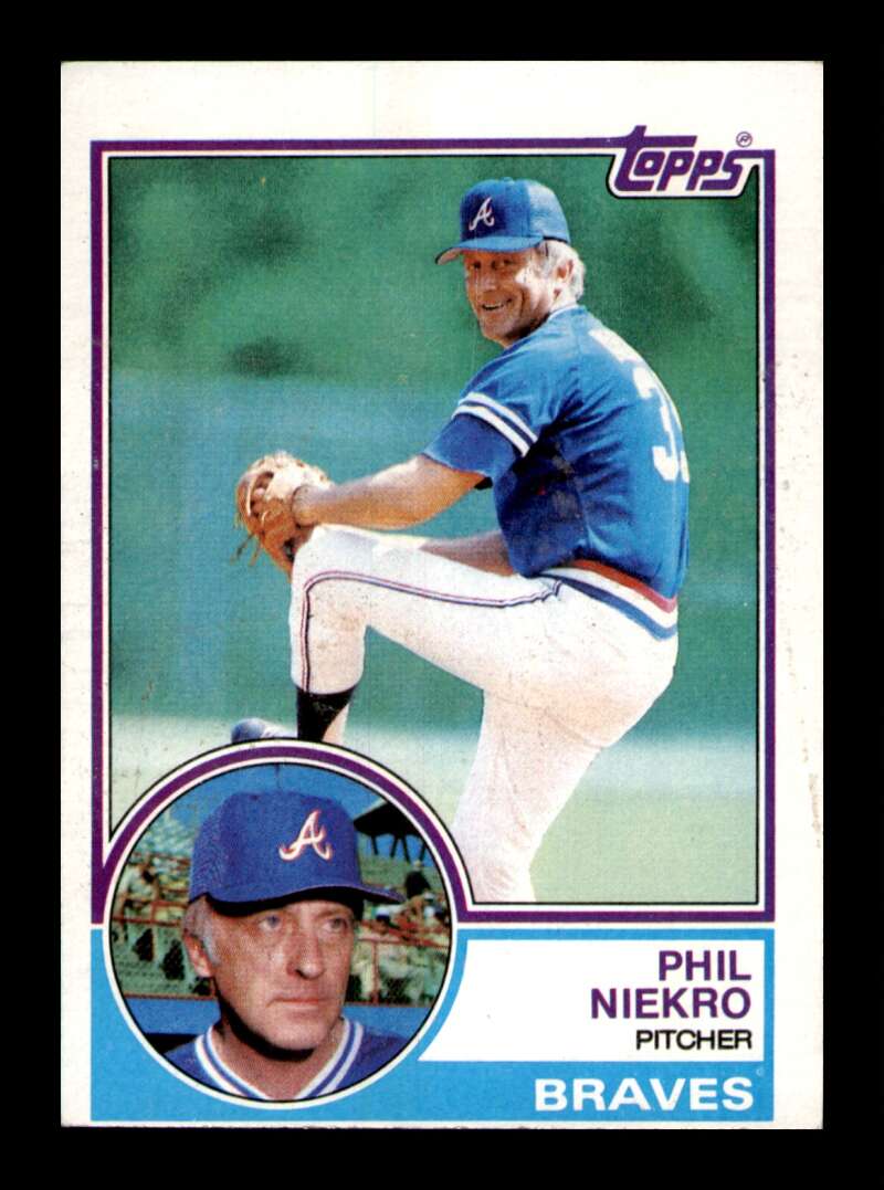 Load image into Gallery viewer, 1983 Topps Phil Niekro #410 Atlanta Braves Image 1
