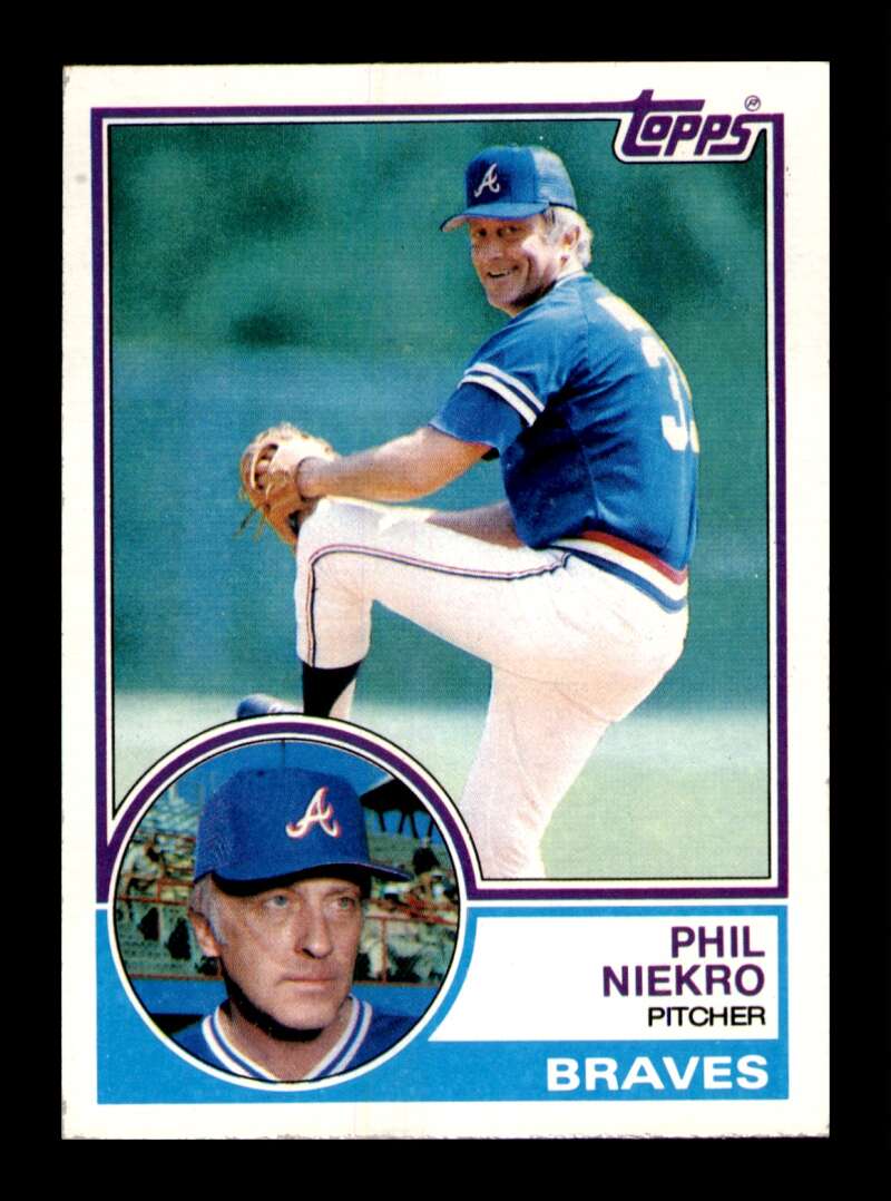 Load image into Gallery viewer, 1983 Topps Phil Niekro #410 Atlanta Braves Image 1
