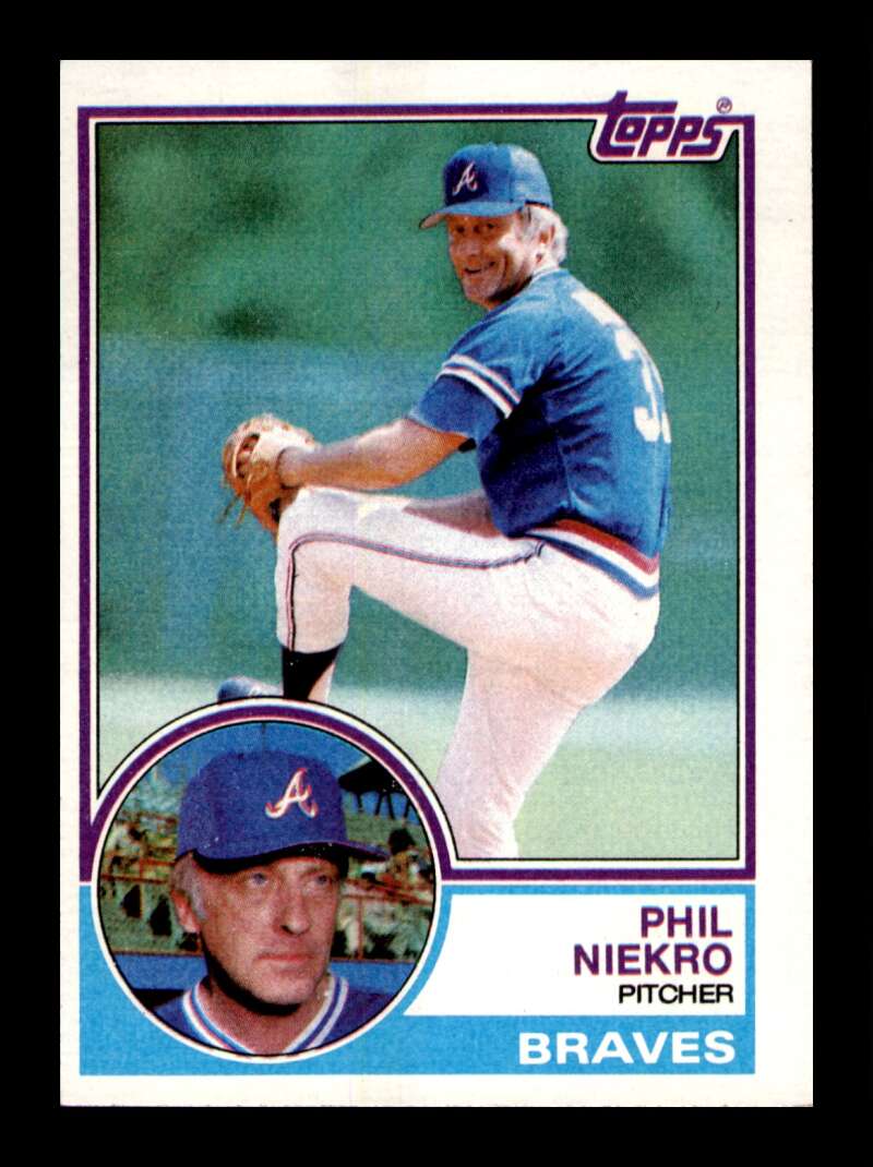 Load image into Gallery viewer, 1983 Topps Phil Niekro #410 Atlanta Braves Image 1
