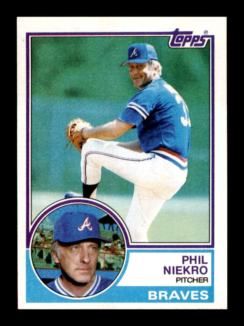 Load image into Gallery viewer, 1983 Topps Phil Niekro #410 Atlanta Braves Image 1
