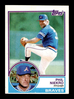 1983 Topps Phil Niekro 