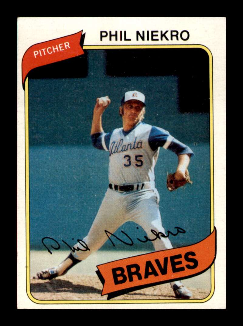 Load image into Gallery viewer, 1980 Topps Phil Niekro #245 Atlanta Braves Image 1
