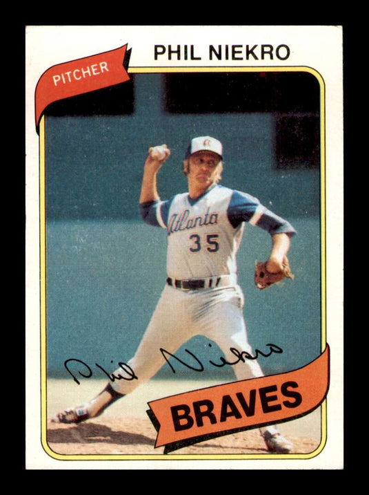 1980 Topps Phil Niekro