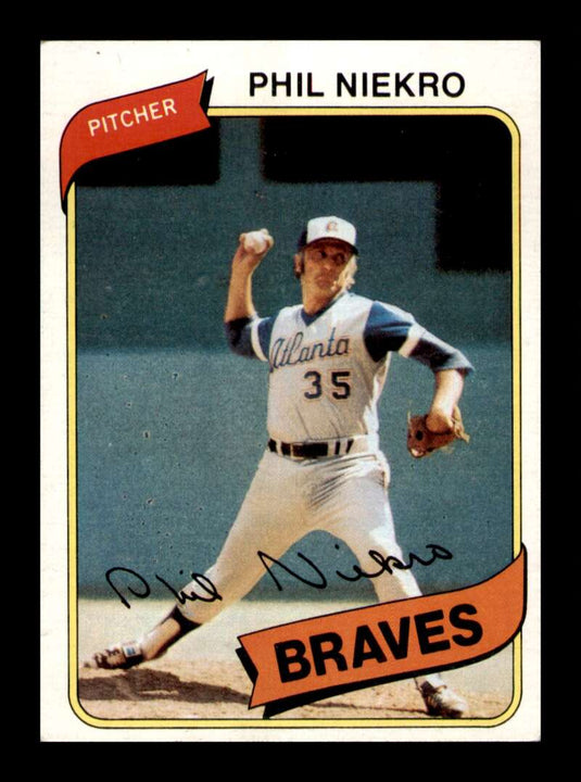 1980 Topps Phil Niekro