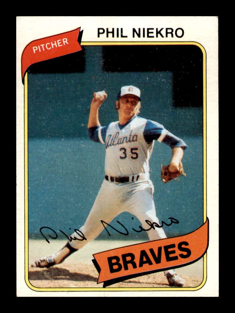 Load image into Gallery viewer, 1980 Topps Phil Niekro #245 Atlanta Braves Image 1
