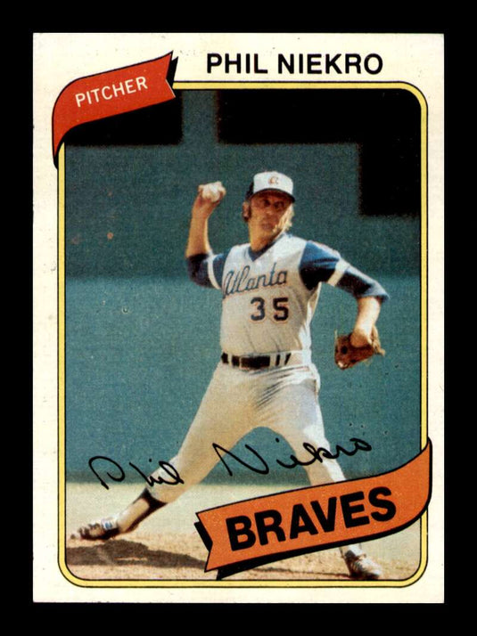 1980 Topps Phil Niekro 