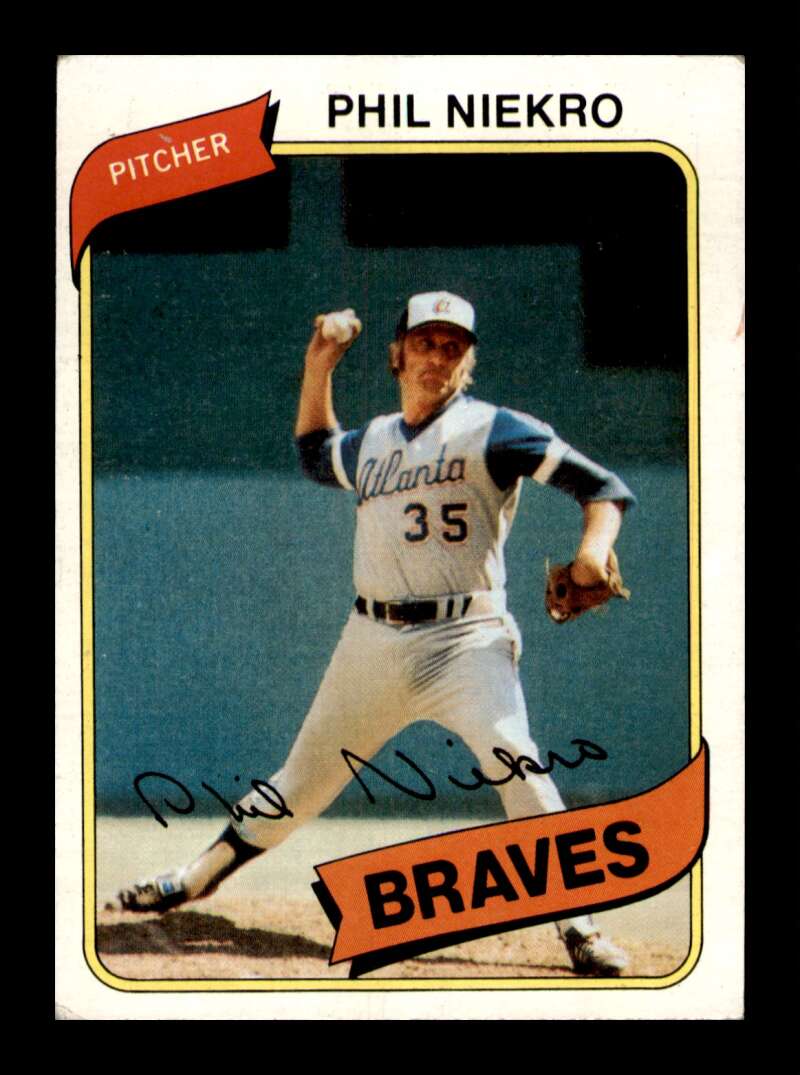 Load image into Gallery viewer, 1980 Topps Phil Niekro #245 Atlanta Braves Image 1
