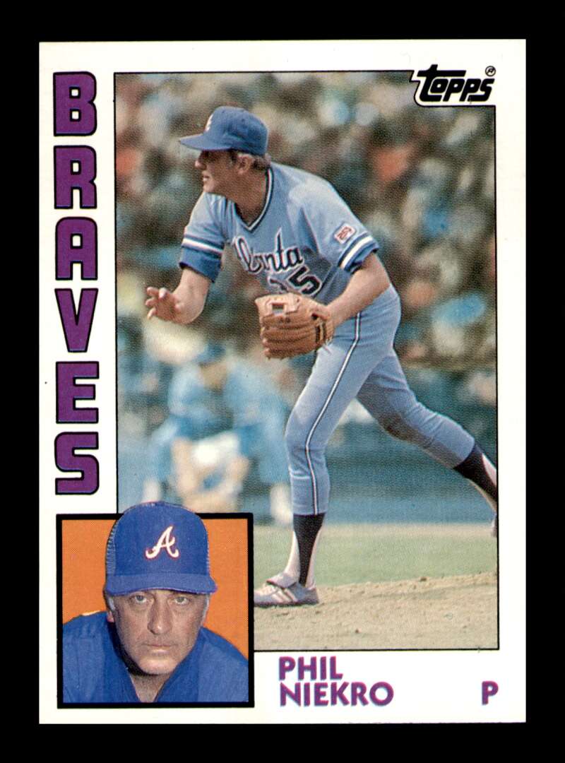 Load image into Gallery viewer, 1984 Topps Phil Niekro #650 Atlanta Braves Image 1
