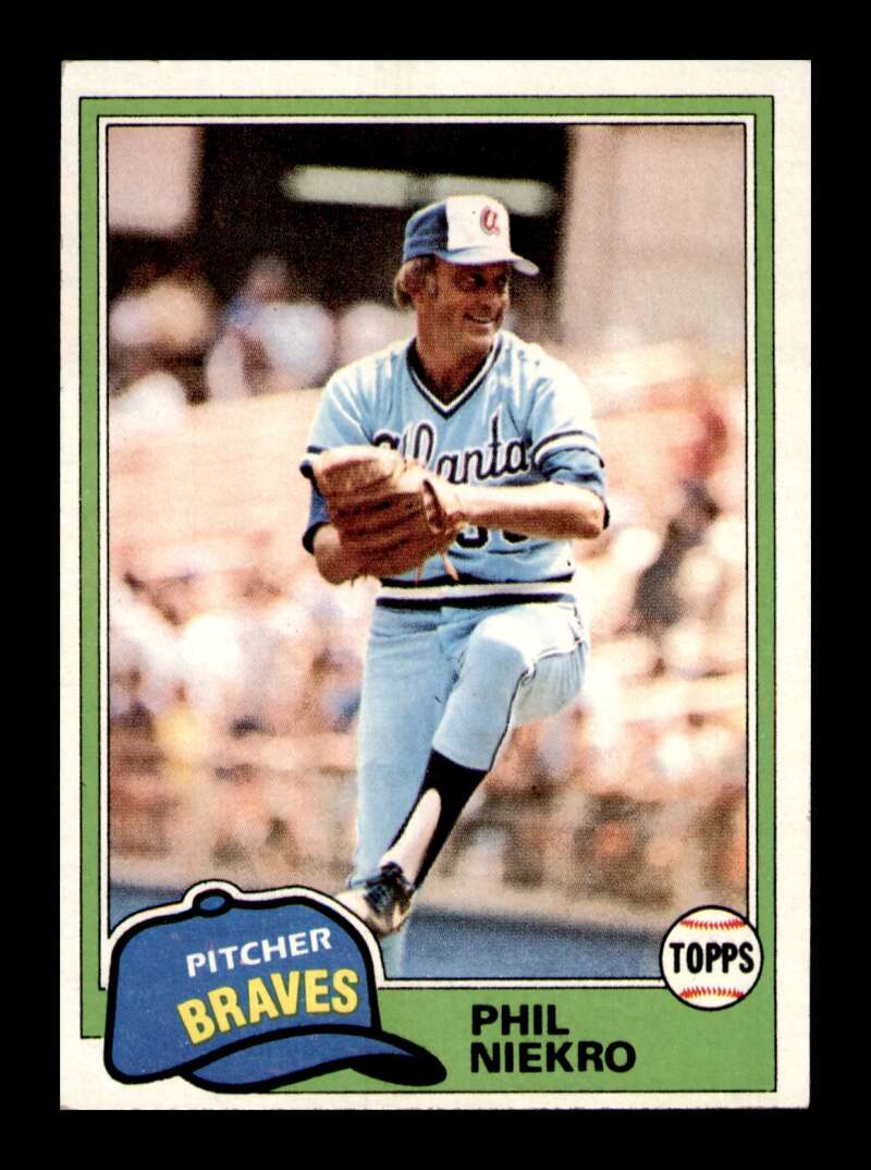 Load image into Gallery viewer, 1981 Topps Phil Niekro #387 Atlanta Braves Image 1
