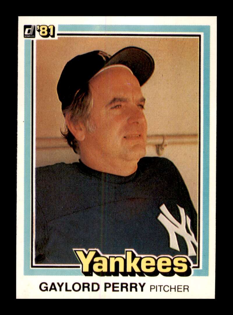 Load image into Gallery viewer, 1981 Donruss Gaylord Perry #471 New York Yankees Image 1
