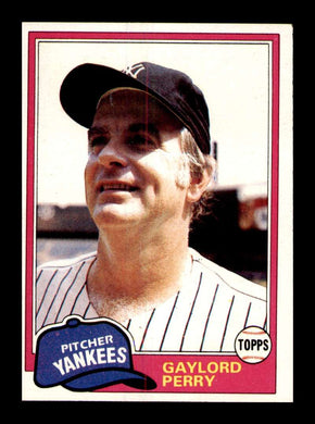 1981 Topps Gaylord Perry 