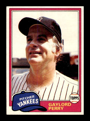 1981 Topps Gaylord Perry 