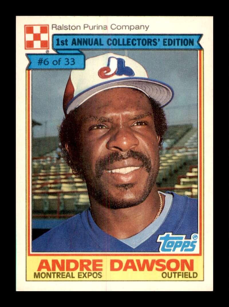 Load image into Gallery viewer, 1984 Topps Ralston Purina Andre Dawson #6 Montreal Expos Image 1
