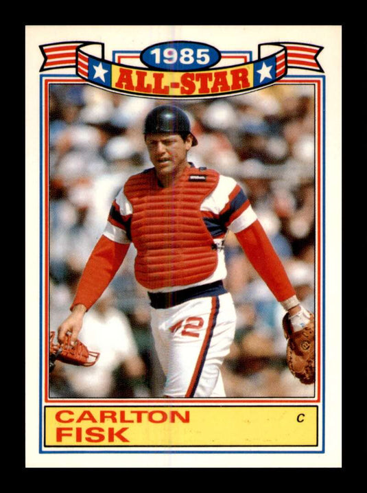 1986 Topps Carlton Fisk 