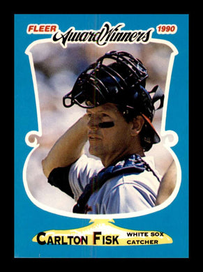 1990 Fleer Award Winners Carlton Fisk 