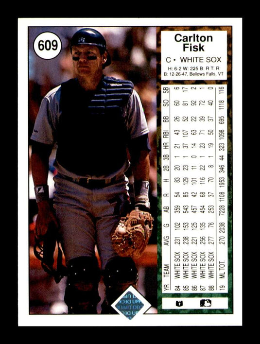 1989 Upper Deck Carlton Fisk