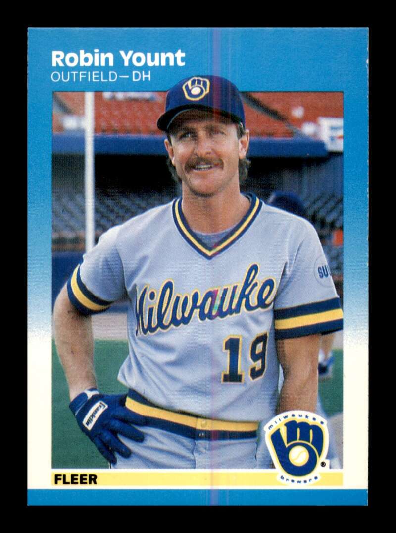 Load image into Gallery viewer, 1987 Fleer Robin Yount #361 Milwaukee Brewers Image 1
