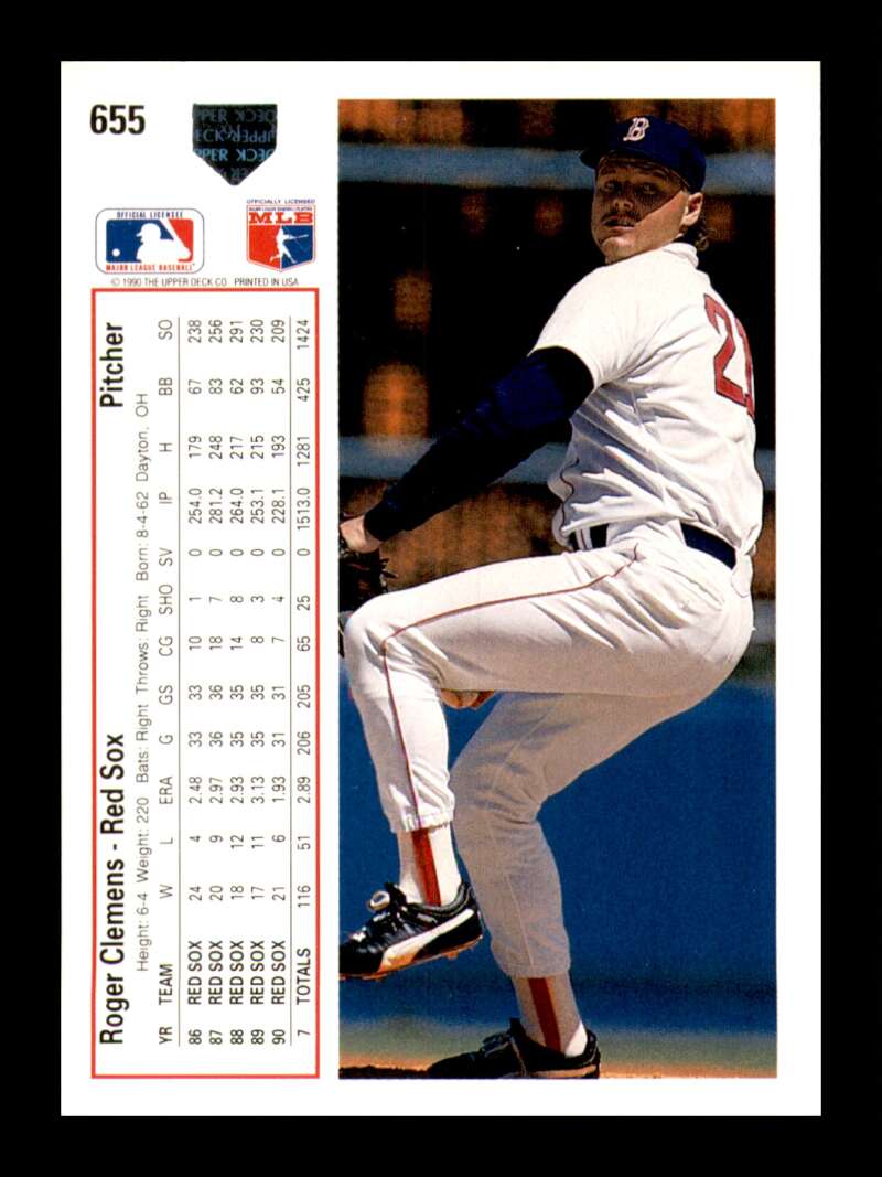 Load image into Gallery viewer, 1989 Upper Deck Roger Clemens #655 Houston Astros Image 2
