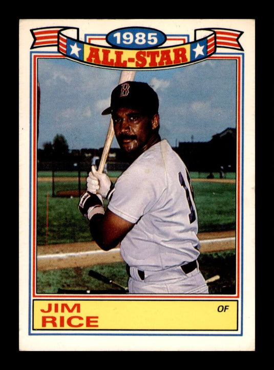 1986 Topps All Stars Jim Rice 