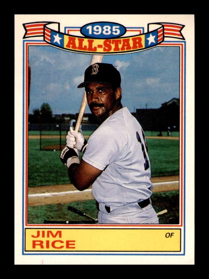 Load image into Gallery viewer, 1986 Topps All Stars Jim Rice #6 Boston Red Sox Image 1
