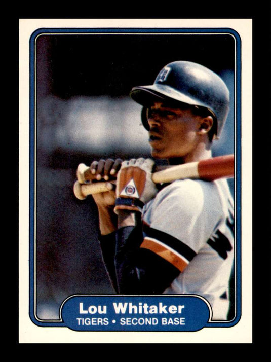 1982 Fleer Lou Whitaker