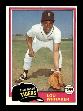 1981 Topps Lou Whitaker 