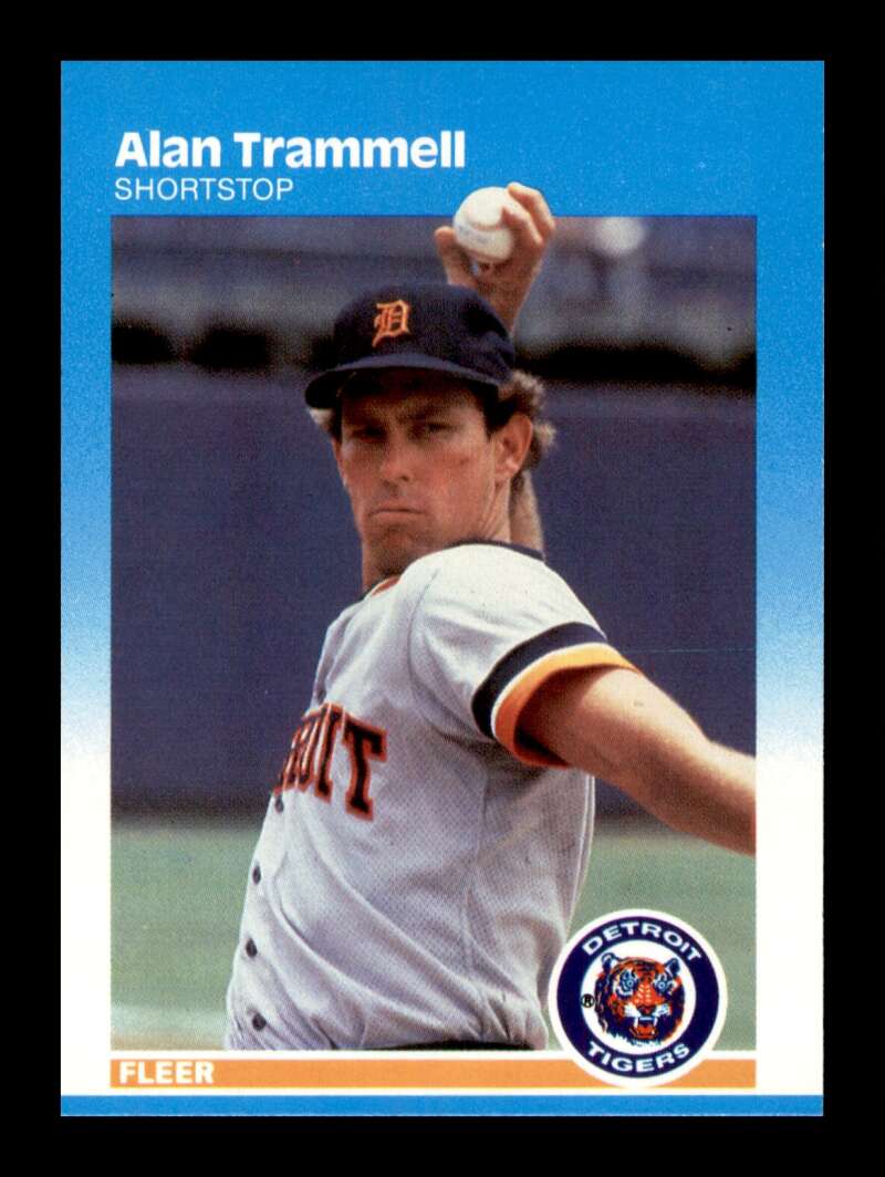 Load image into Gallery viewer, 1987 Fleer Alan Trammell #167 Detroit Tigers Image 1
