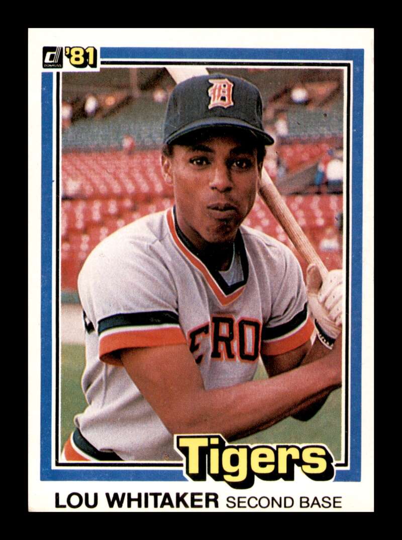 Load image into Gallery viewer, 1981 Donruss Lou Whitaker #365 Detroit Tigers Image 1
