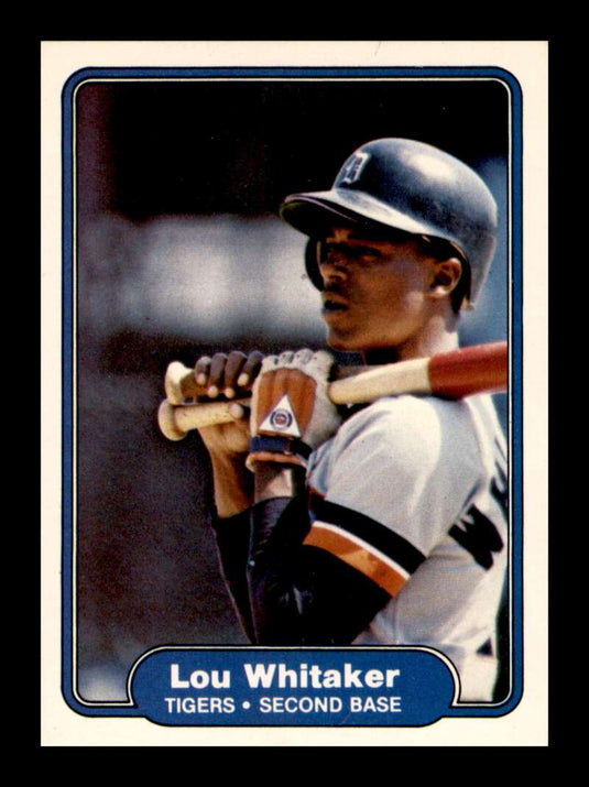 1982 Fleer Lou Whitaker 