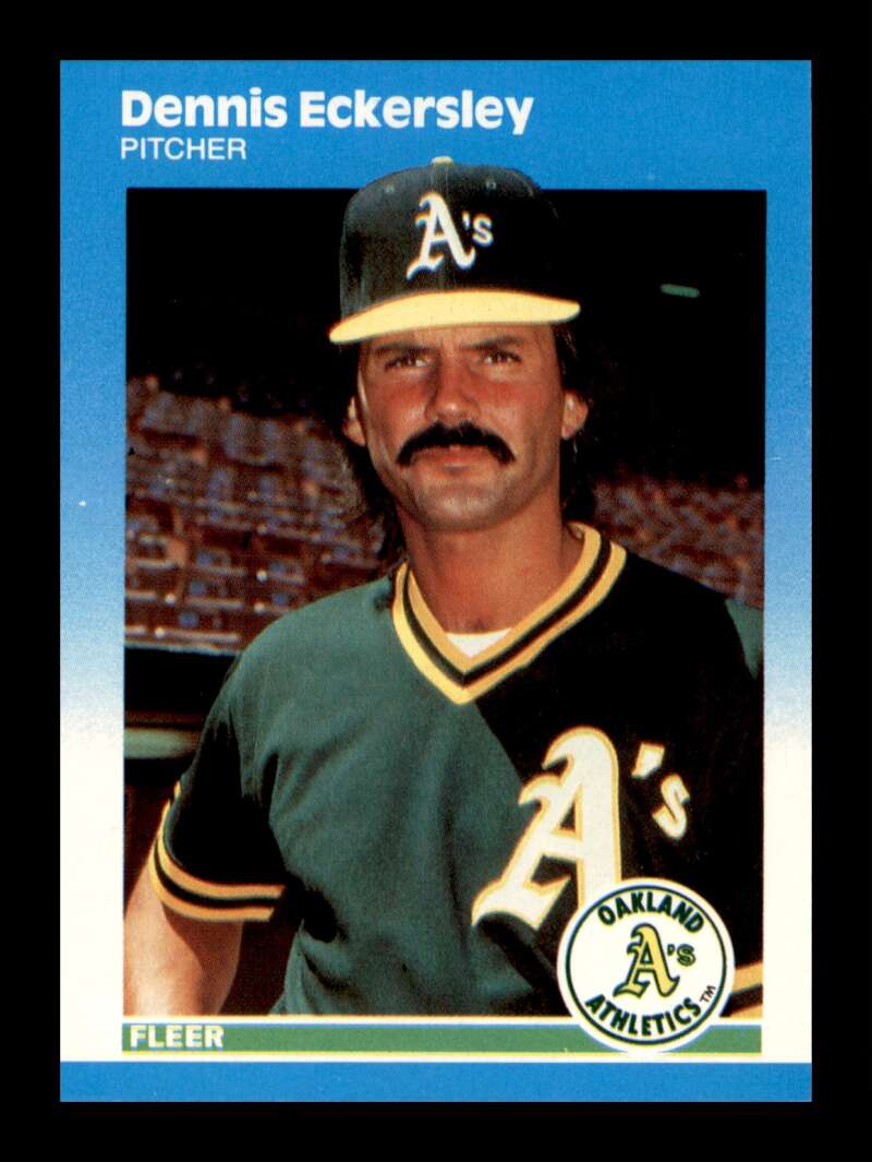 Load image into Gallery viewer, 1987 Fleer Update Glossy Dennis Eckersley #U-30 Oakland Athletics Image 1
