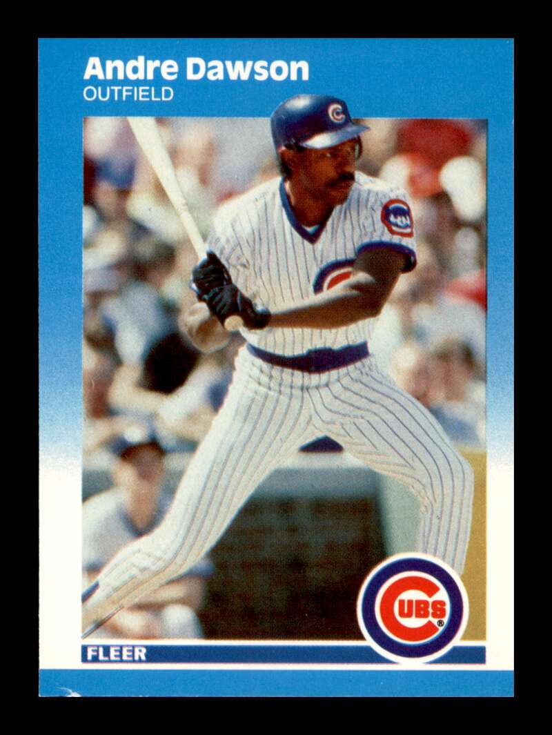 Load image into Gallery viewer, 1987 Fleer Update Glossy Andre Dawson #U-24 Chicago Cubs Image 1
