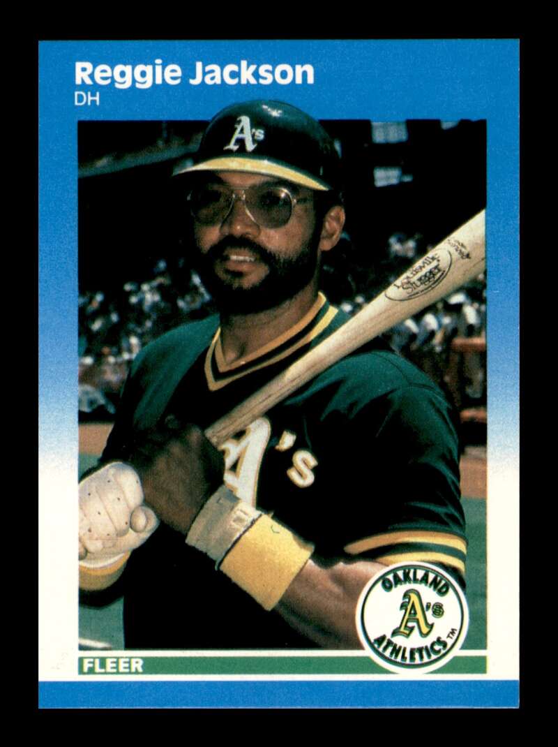 Load image into Gallery viewer, 1987 Fleer Update Glossy Reggie Jackson #U-49 Oakland Athletics Image 1
