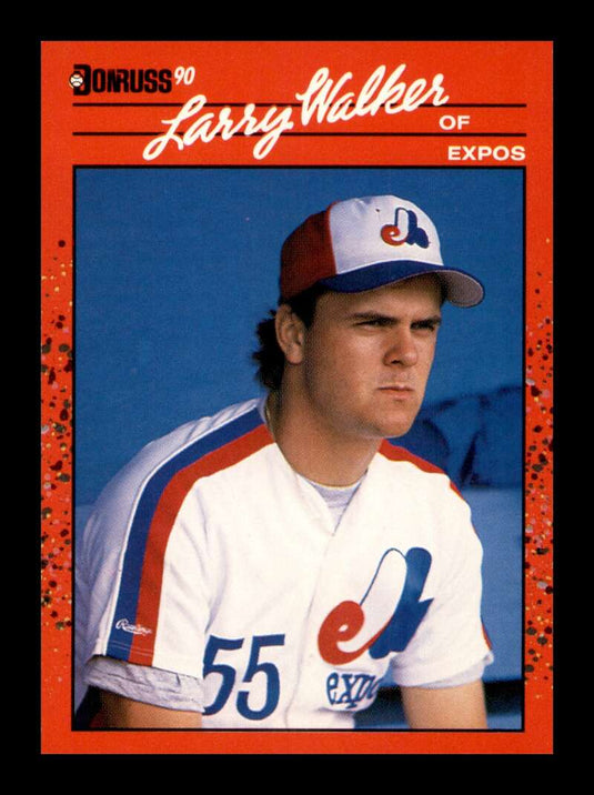 1990 Donruss Larry Walker