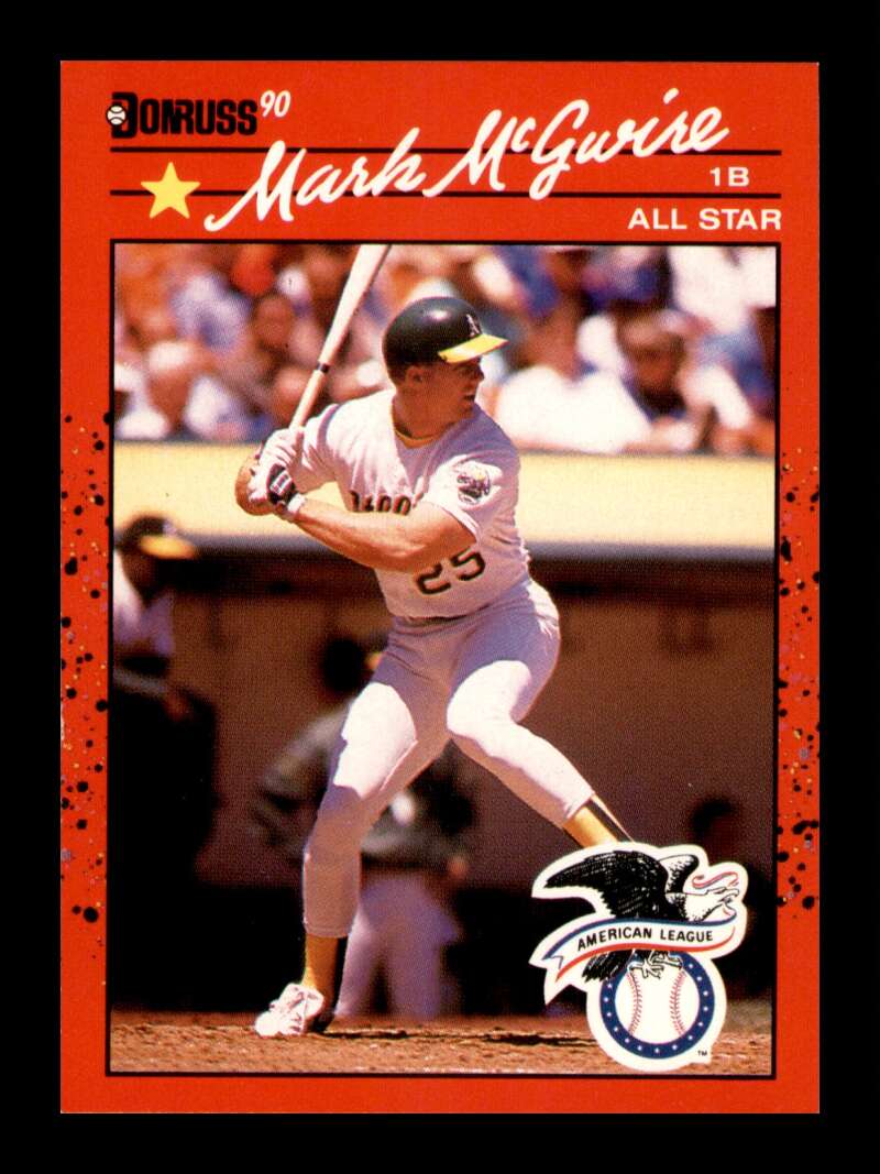 Load image into Gallery viewer, 1990 Donruss Mark McGwire #697 Oakland Athletics Image 1
