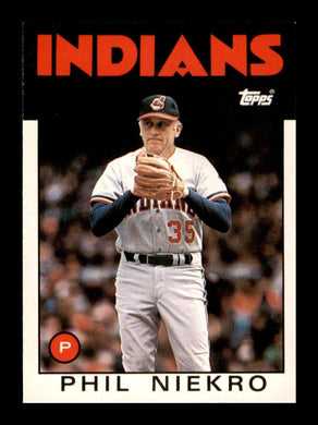 1986 Topps Traded Phil Niekro 