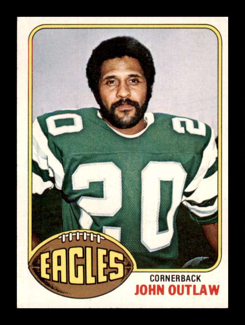 Load image into Gallery viewer, 1976 Topps John Outlaw #181 Set Break Philadelphia Eagles Image 1
