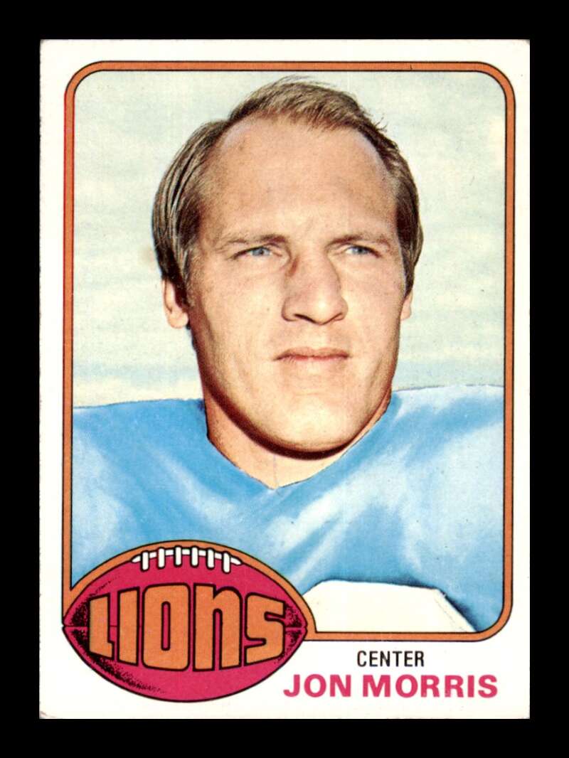 Load image into Gallery viewer, 1976 Topps Jon Morris #344 Set Break Detroit Lions Image 1
