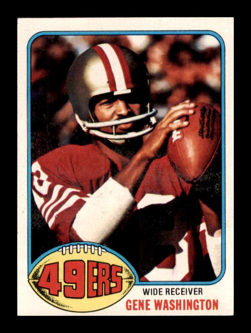 Load image into Gallery viewer, 1976 Topps Gene Washington #418 Set Break San Francisco 49ers Image 1
