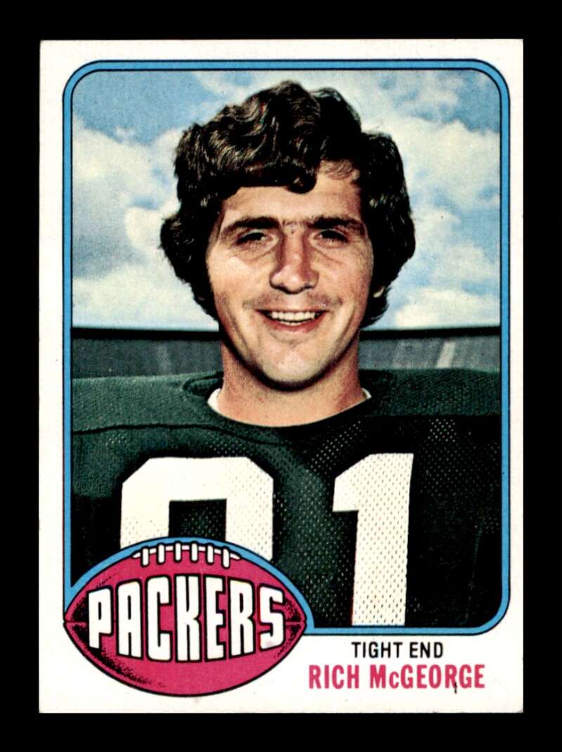 Load image into Gallery viewer, 1976 Topps Rich McGeorge #504 Set Break Green Bay Packers Image 1
