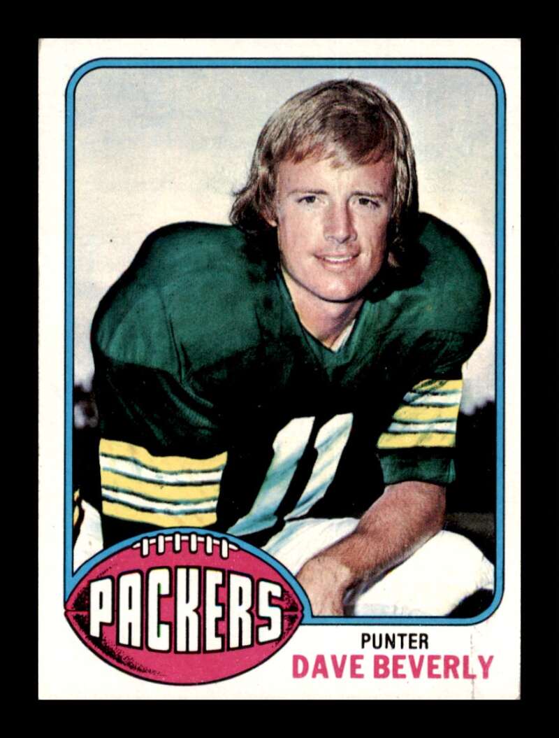 Load image into Gallery viewer, 1976 Topps Dave Beverly #448 Rookie RC Set Break Green Bay Packers Image 1
