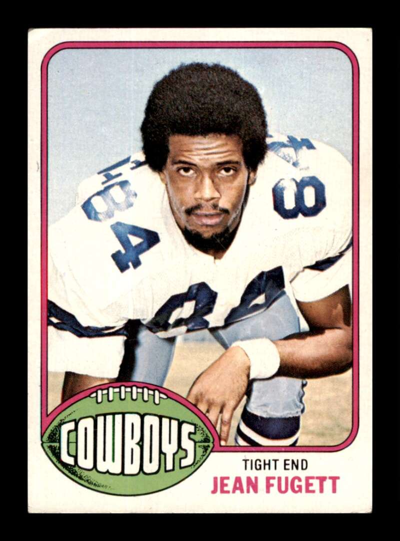 Load image into Gallery viewer, 1976 Topps Jean Fugett #447 Rookie RC Set Break Dallas Cowboys Image 1
