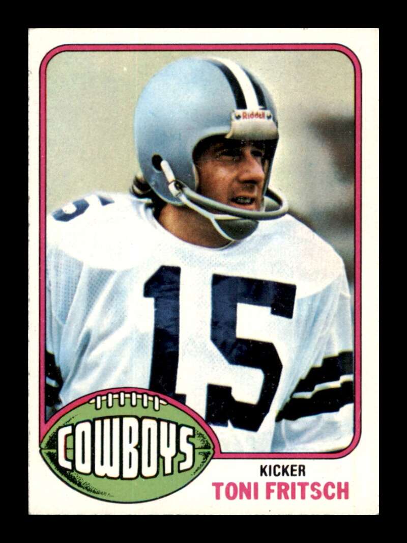 Load image into Gallery viewer, 1976 Topps Toni Fritsch #132 Set Break Dallas Cowboys Image 1
