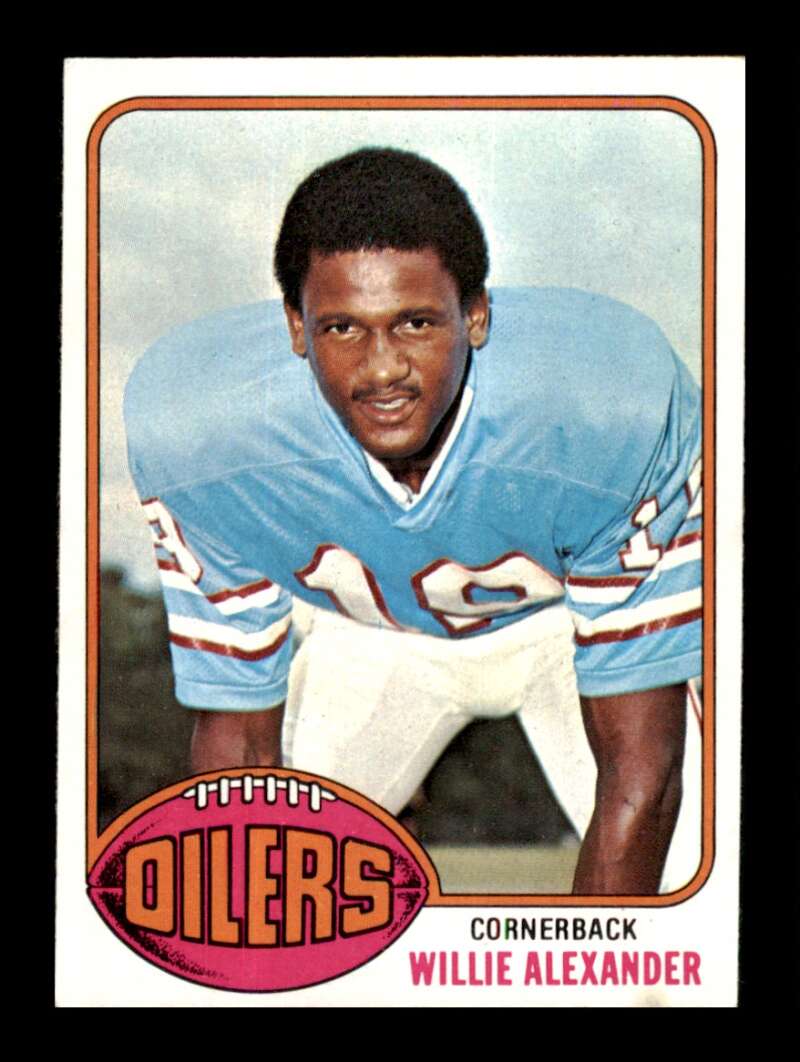 Load image into Gallery viewer, 1976 Topps Willie Alexander #316 Set Break Houston Oilers Image 1
