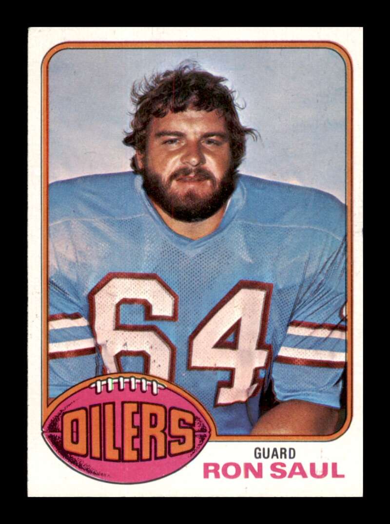 Load image into Gallery viewer, 1976 Topps Ron Saul #208 Set Break Houston Oilers Image 1
