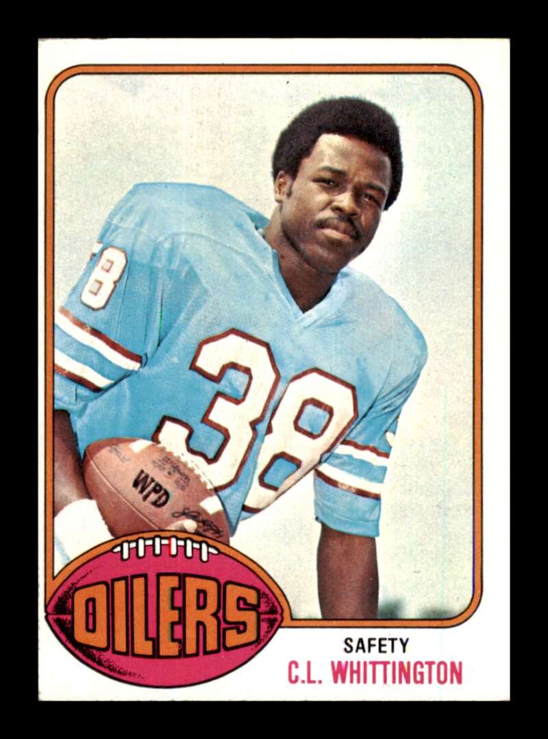 Load image into Gallery viewer, 1976 Topps C.L. Whittington #138 Rookie RC Set Break Houston Oilers Image 1
